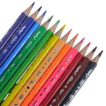 مداد رنگی 18 رنگ جعبه مقوایی اسکول فنس کد 92447 (5)