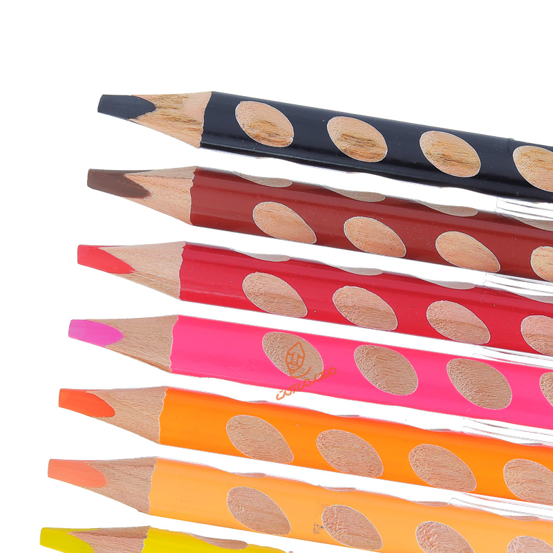 مداد رنگی 12 رنگ جامبو اسکول فنس کد 92445 (1)