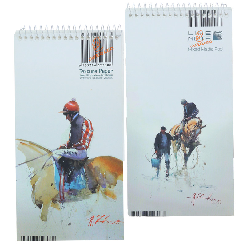 دفتر طراحی رنگ روغن 325 گرم لاین نوت