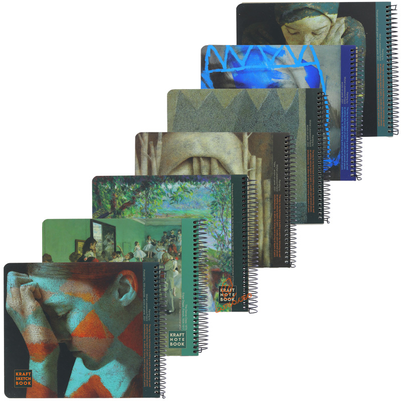 دفتر کرافت خشتی دو رو لاین نوت LINE NOTE