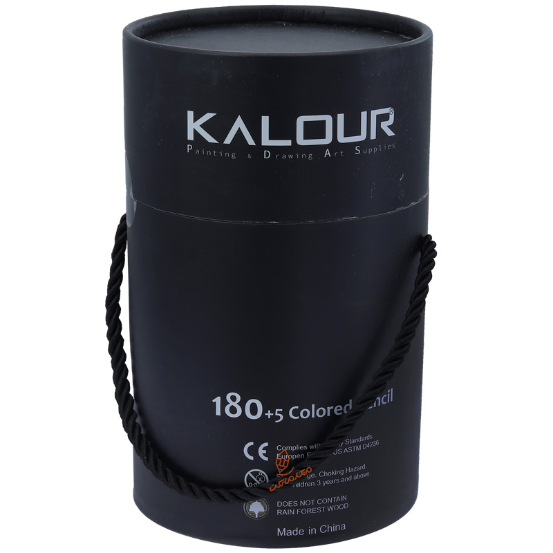 مداد رنگی 180 رنگ استوانه ای کالور kalour (4)