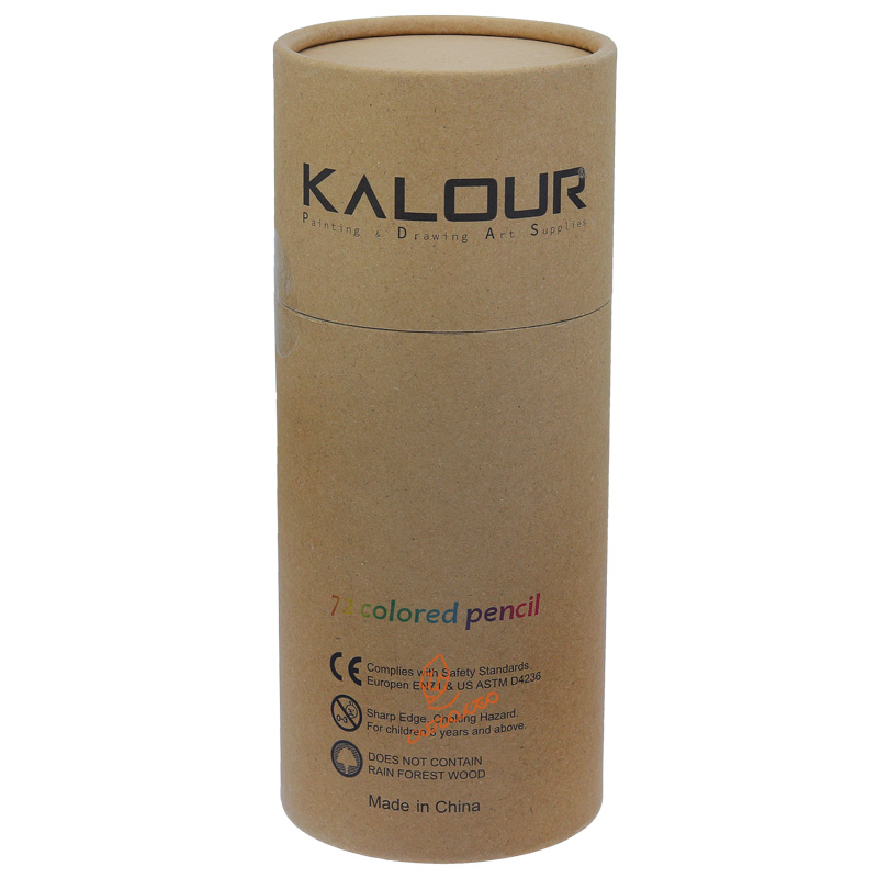 مداد رنگی 72 رنگ استوانه ای کالور kalour (2)
