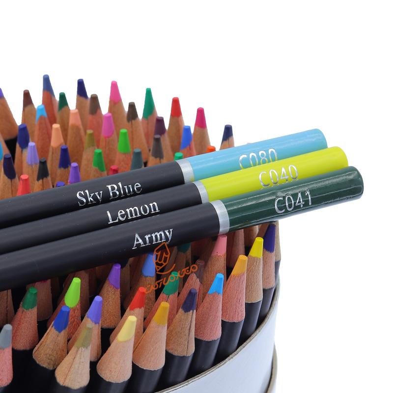 مداد رنگی 120 رنگ استوانه ای کالور kalour (7)