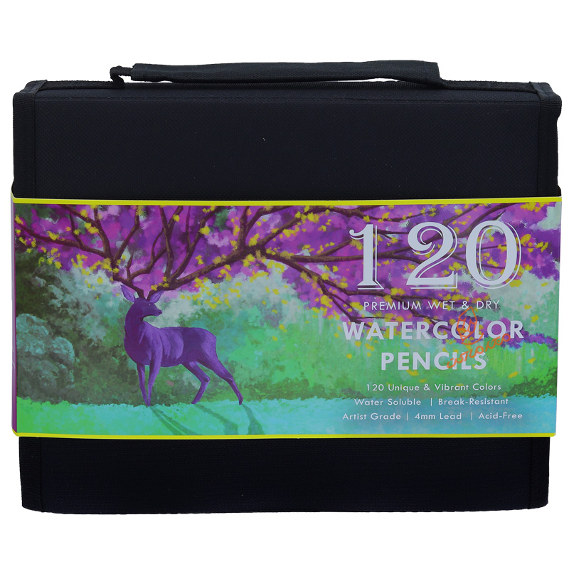 مداد آبرنگی 120 رنگ کیفی کالور kalour (2)