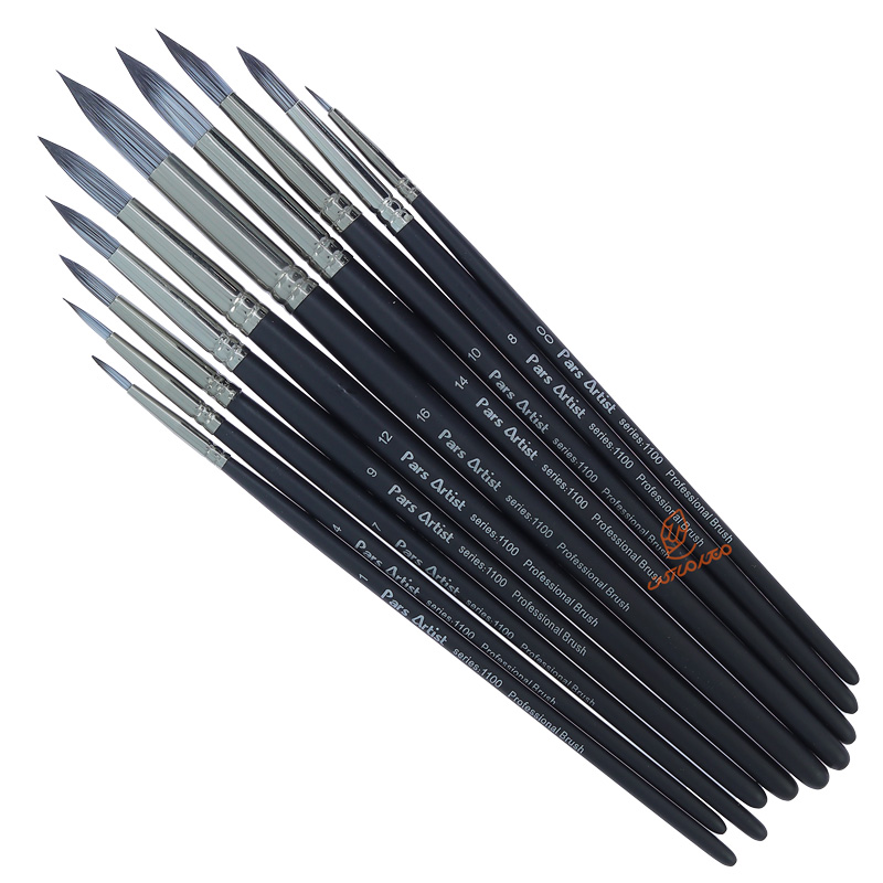 قلم مو سر گرد کد 1100 پارس آرتیست (2)