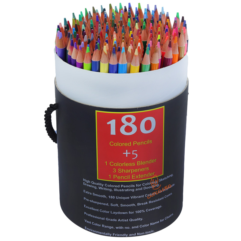 مداد رنگی 180 رنگ استوانه ای کالور kalour (5)