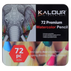 مداد آبرنگی 72 رنگ طرح فیل کالور  kalour