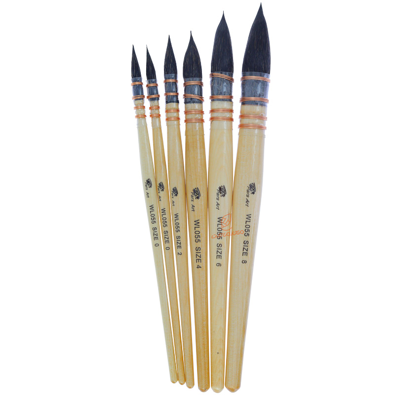 قلم مو سر گرد پارس آرت کد WL 055