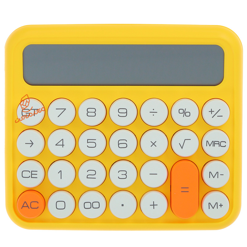 ماشین حساب رومیزی CL-104 پیکاسو زرد.jpg