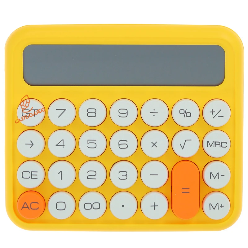 ماشین حساب رومیزی CL-104 پیکاسو زرد.jpg