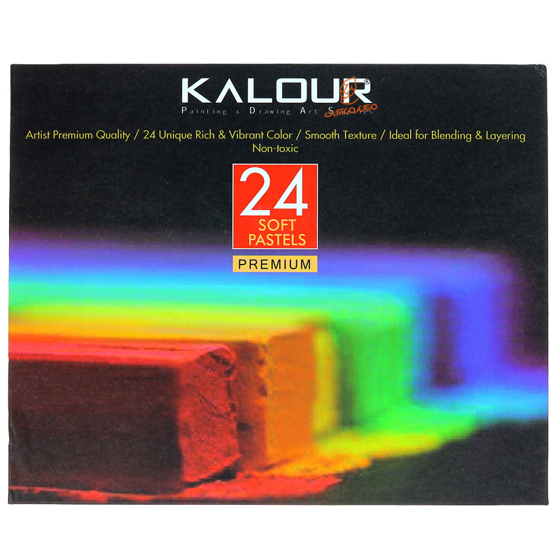 گچ پاستل 24 رنگ کالور KALOUR