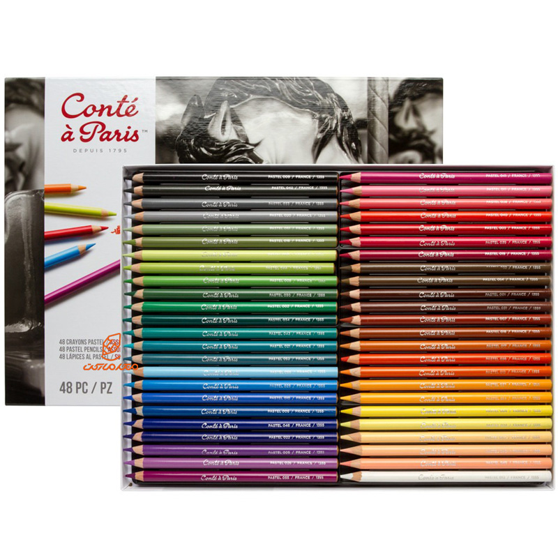 مداد پاستل 48 رنگ کنته پاریس