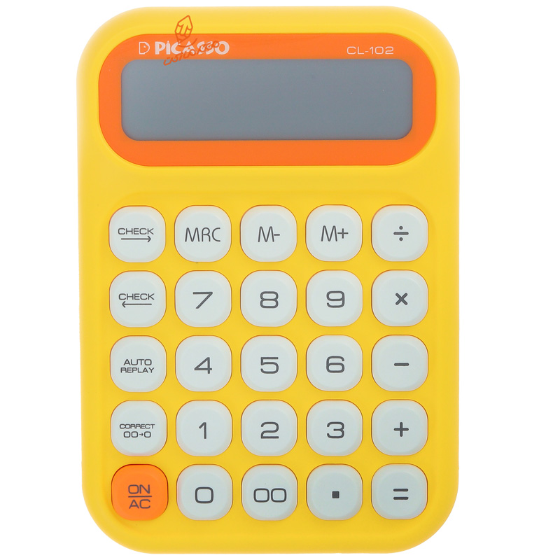 ماشین حساب رومیزی  CL-102 پیکاسو زرد.jpg