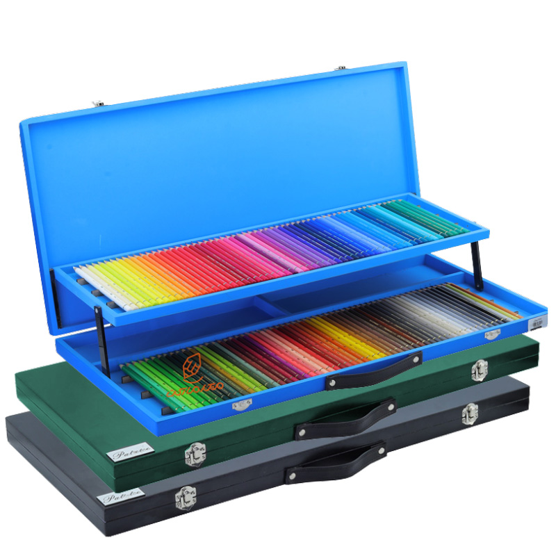 مداد رنگی 120 رنگ پلی کروم فابرکاستل جعبه چوبی (جعبه ایرانی) FABERCASTELL