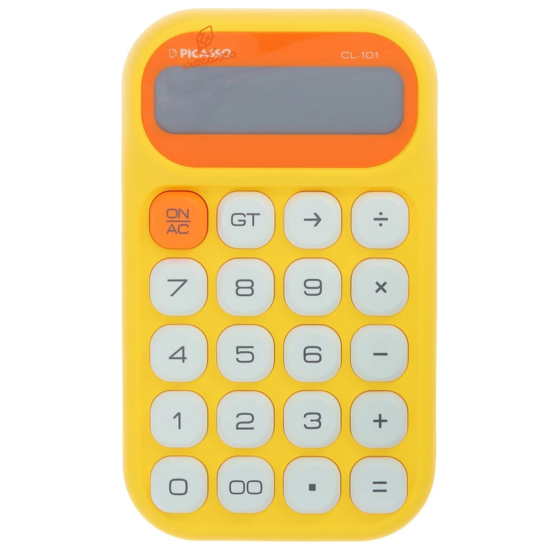 ماشین حساب رومیزی CL-101 پیکاسو زرد.jpg