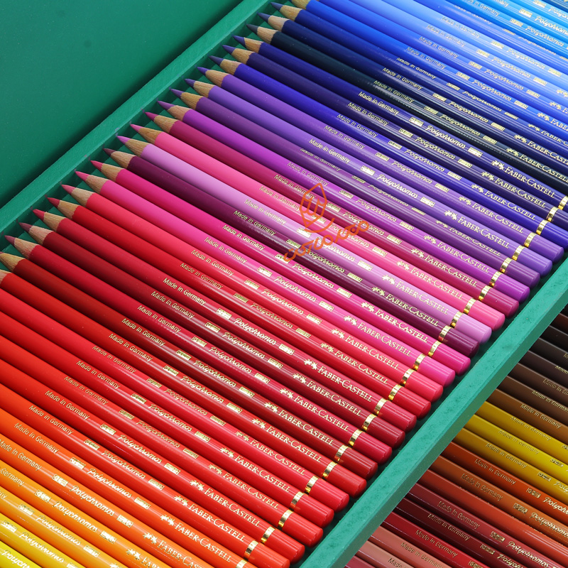 مداد رنگی 120 رنگ پلی کروم فابرکاستل جعبه چوبی (جعبه ایرانی) FABERCASTELL (7).jpg