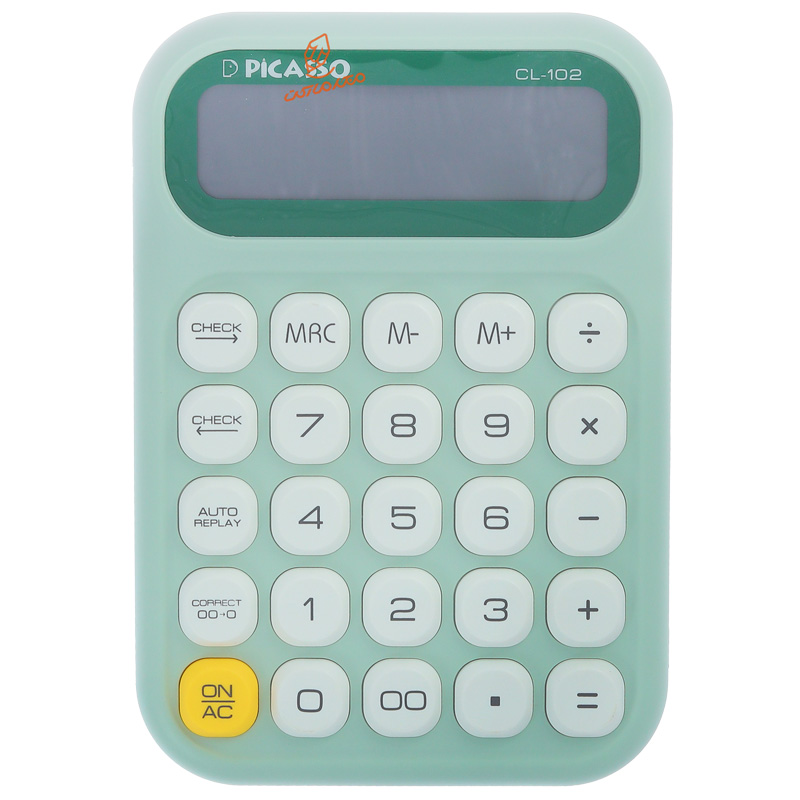 ماشین حساب رومیزی  CL-102 پیکاسو سبز پاستلی.jpg