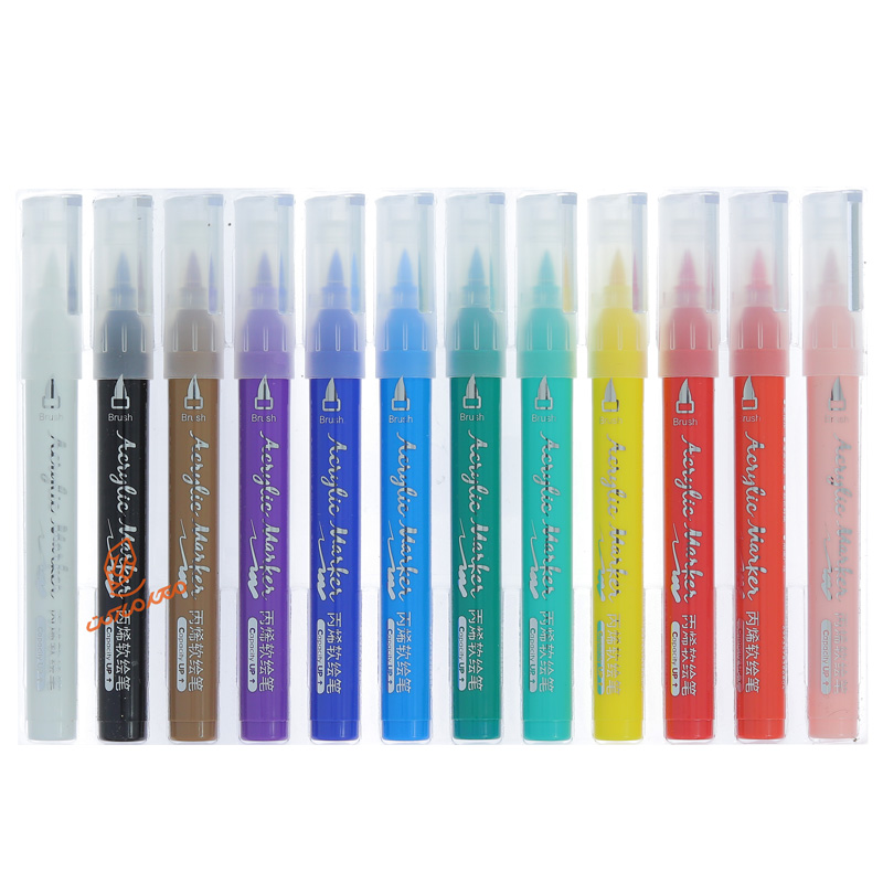 ماژیک اکریلیک 12 رنگ cs864 (1).jpg