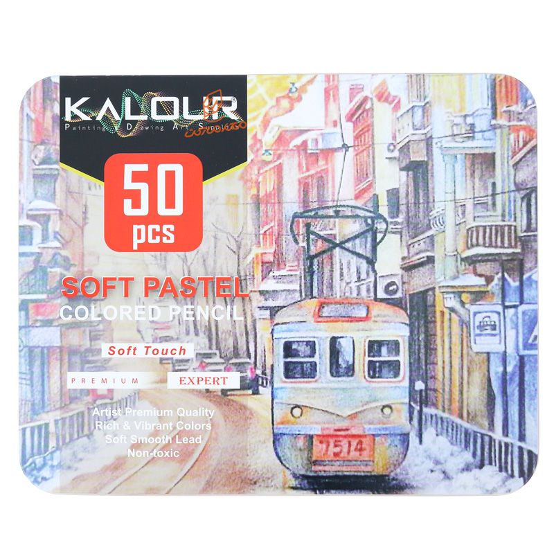 مداد پاستل 50 رنگ کالور KALOUR