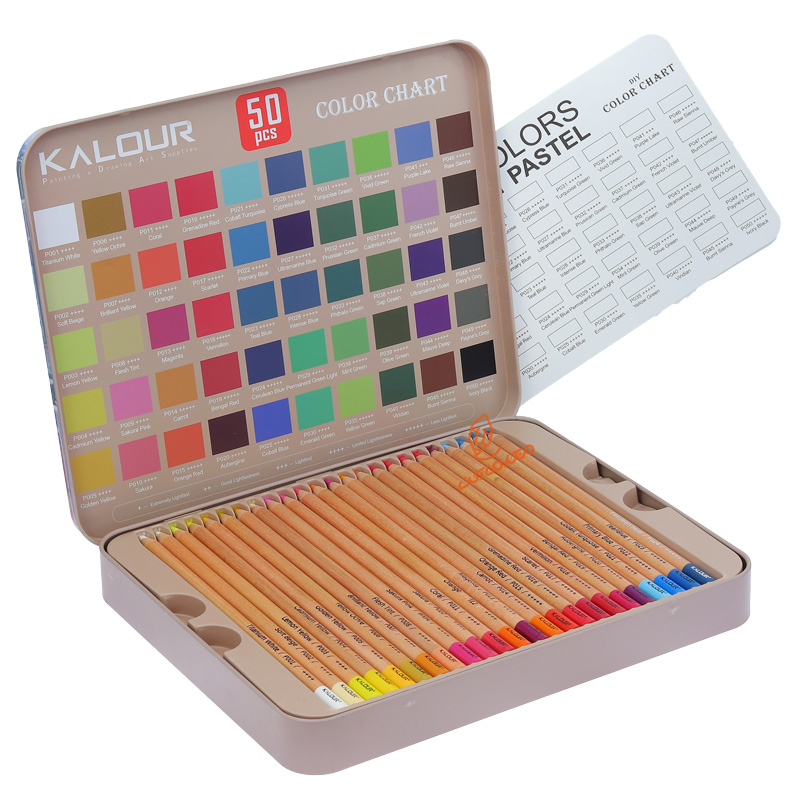  مداد پاستل 50 رنگ کالور KALOUR (1).jpg