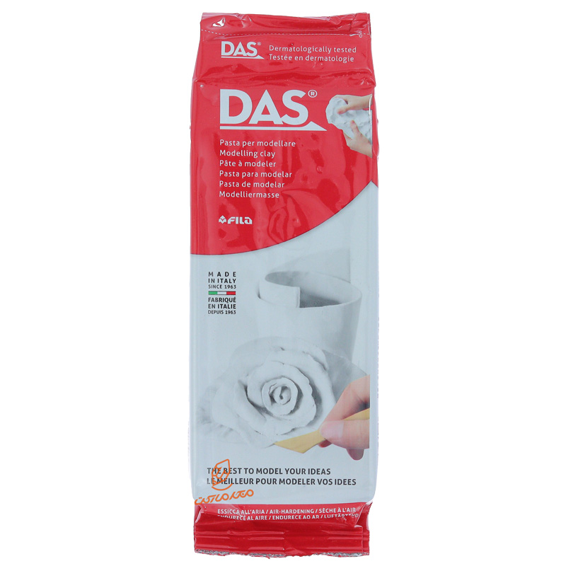 خمیر مجسمه سازی 250 گرمی سفید داس DAS