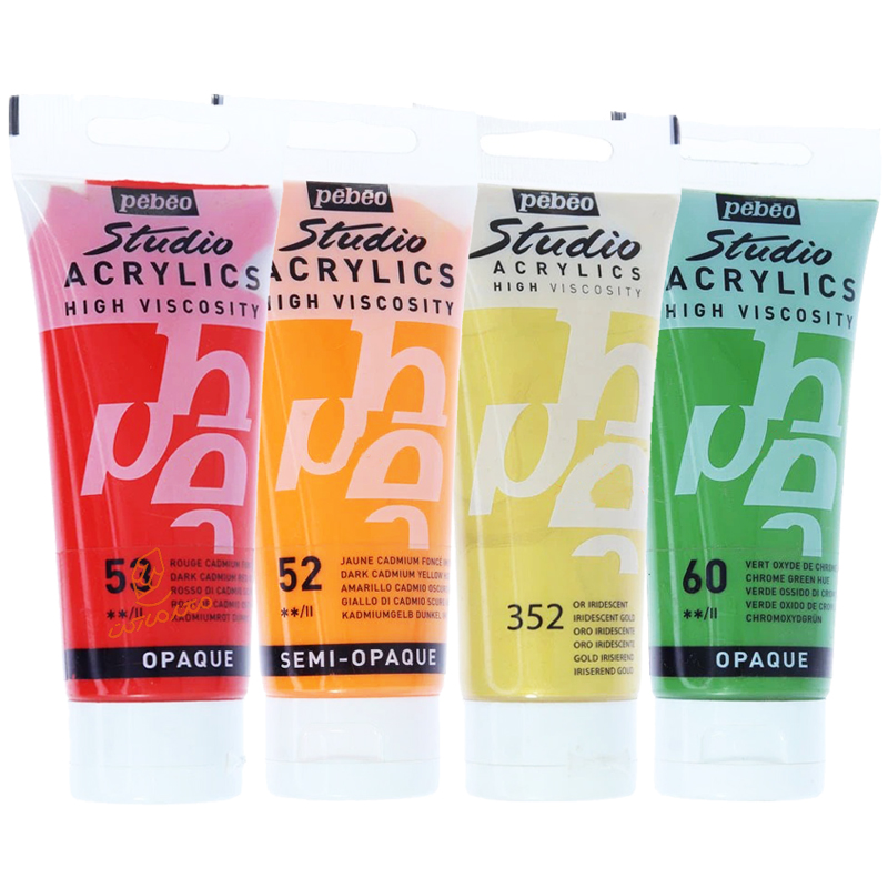 رنگ اکریلیک تک رنگ 100 میل پ ب او PEBEO