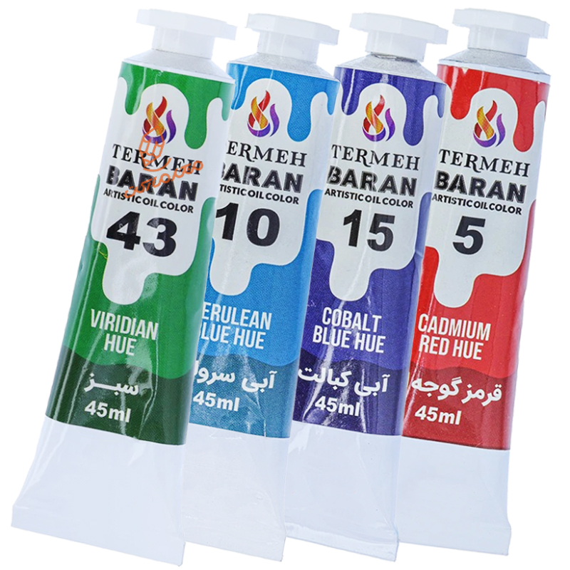 رنگ روغن 45 میل ترمه باران