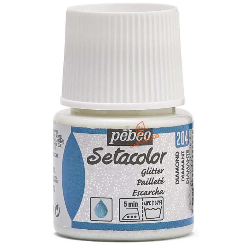 رنگ پارچه گلیتر ستا کالر پبوو PEBEO 204.jpg