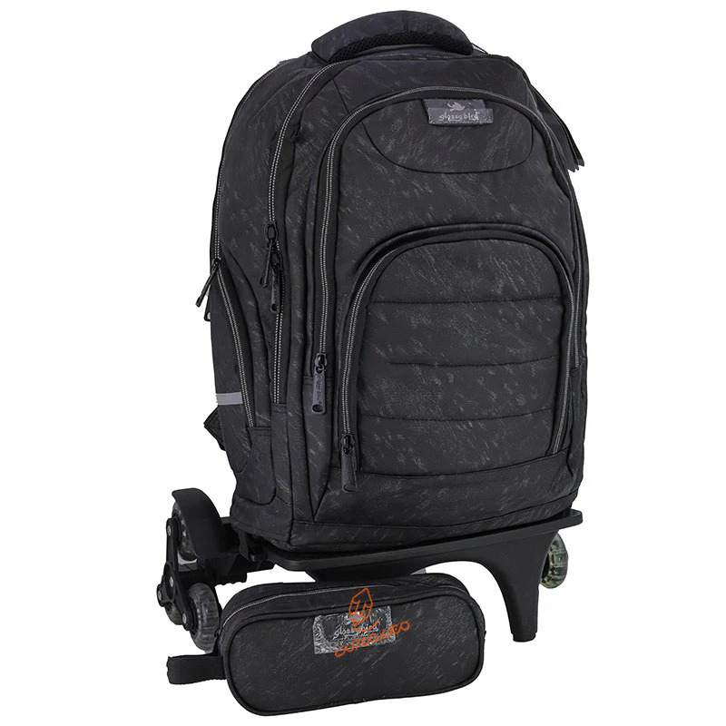 کوله پشتی چرخ دار کد 2671 گلسی برد GLOSSY BIRD