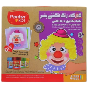 ست رنگ  آمیزی مدل کارگاه رنگ انگشتی پنتر PENTER