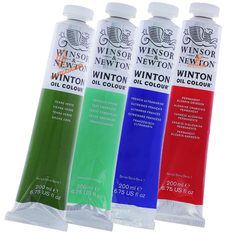 رنگ روغن تک‌رنگ ۲۰۰ میل وینتون وینزور – کیفیت اقتصادی با پیگمنت بالا، مناسب برای تمرین، آموزش و پروژه‌های هنری پرمصرف