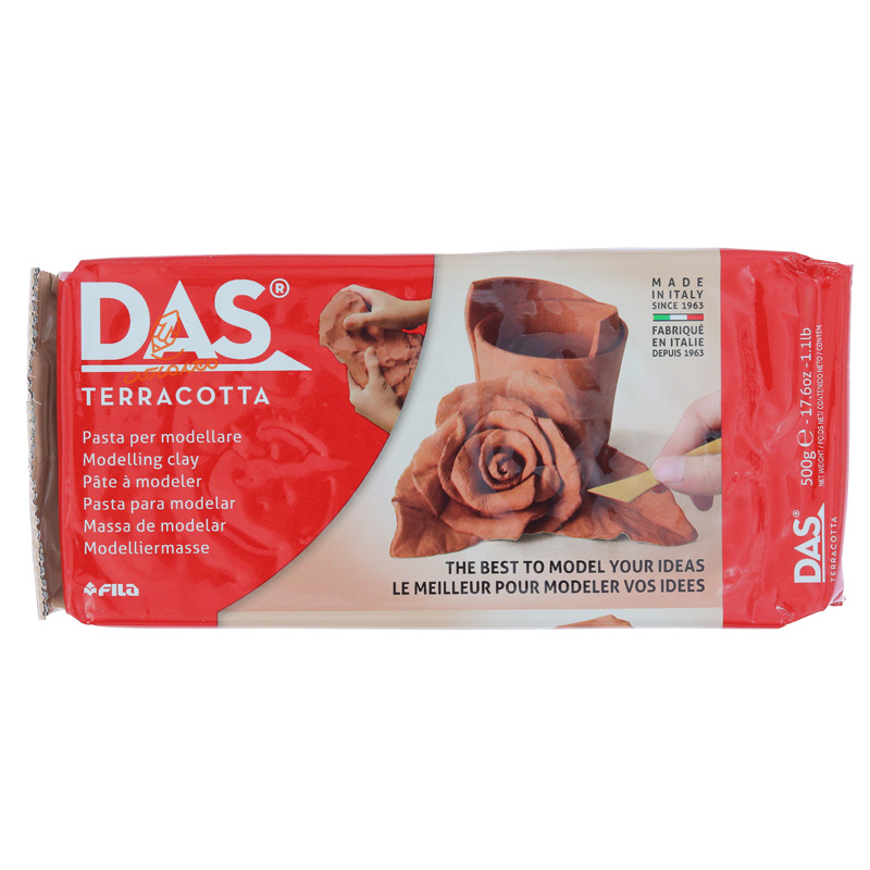 خمیر مجسمه سازی 500 گرمی قهوه ای داس DAS