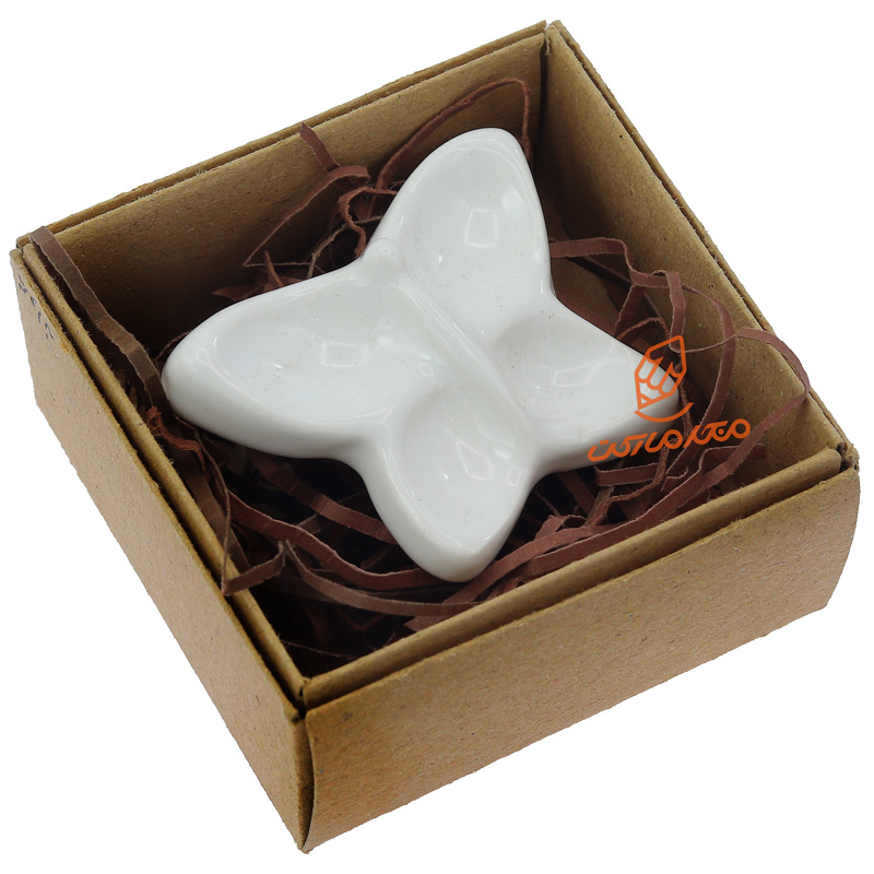 پالت سرامیکی انگشتری  طرح پروانه وندا venda