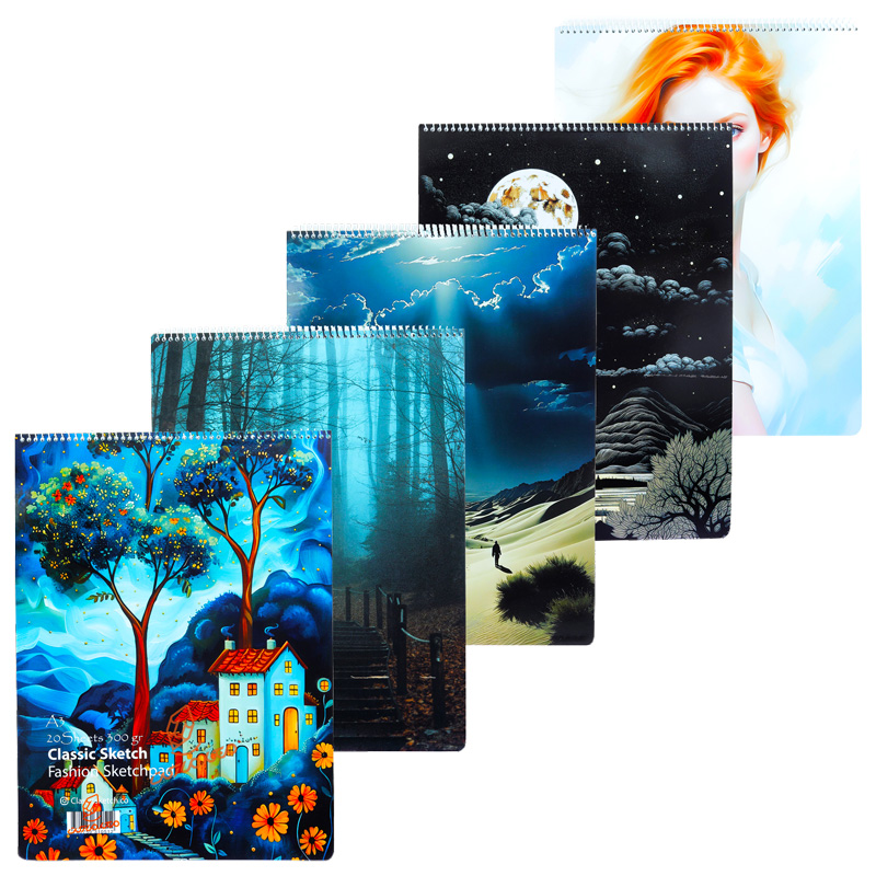 دفتر طراحی لباس  300 گرم کلاسیک  classic