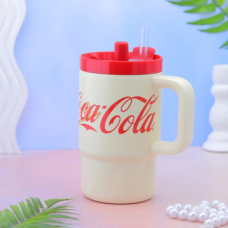 تراول ماگ دسته دار 800 میل طرح کوکاکولا COCA COLA (4).jpg