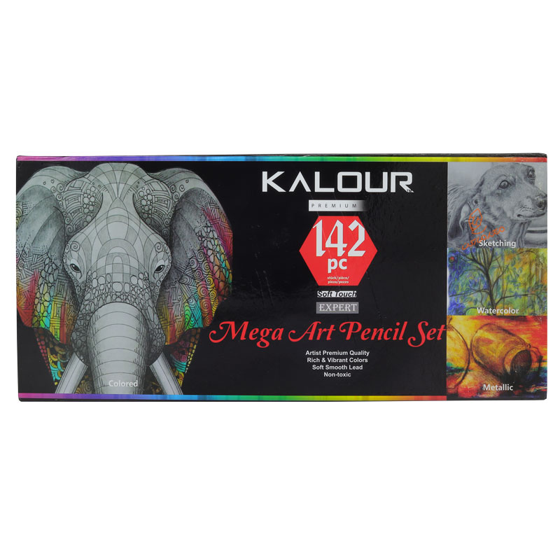 ست هنری و گرافیکی 142 تکه کالور kalour