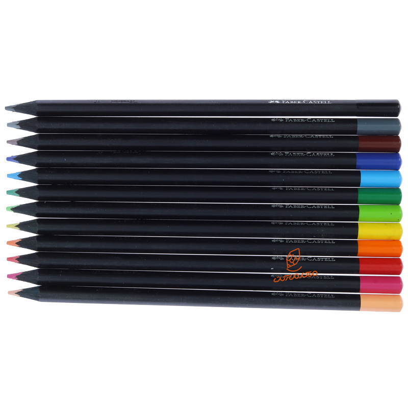 مداد رنگی 12 رنگ فابر کاستل مدل بلک ادیشن FABERCAST... (4).jpg