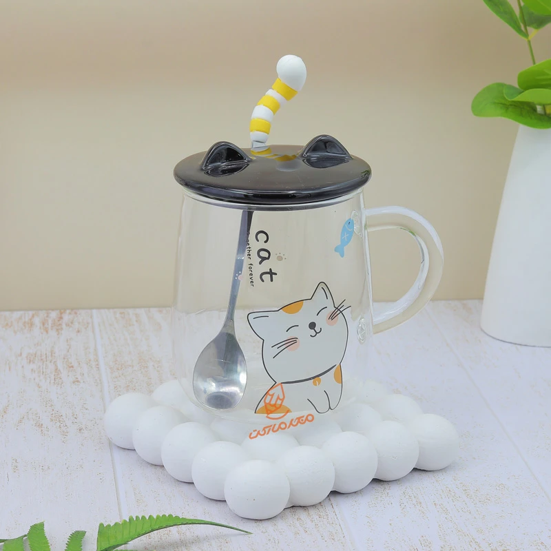 ماگ شیشه ای طرح گربه کد 1028 (3).jpg