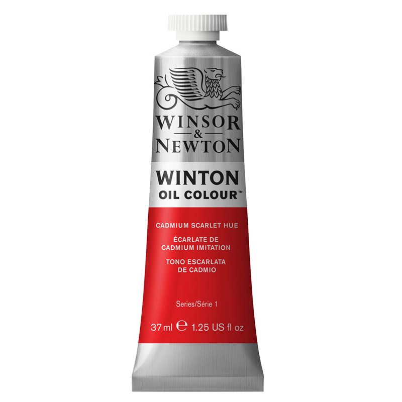 رنگ روغن تک رنگ 37 میل وینزور (Winsor&Winton) - Cadmium scarlet hue.jpg