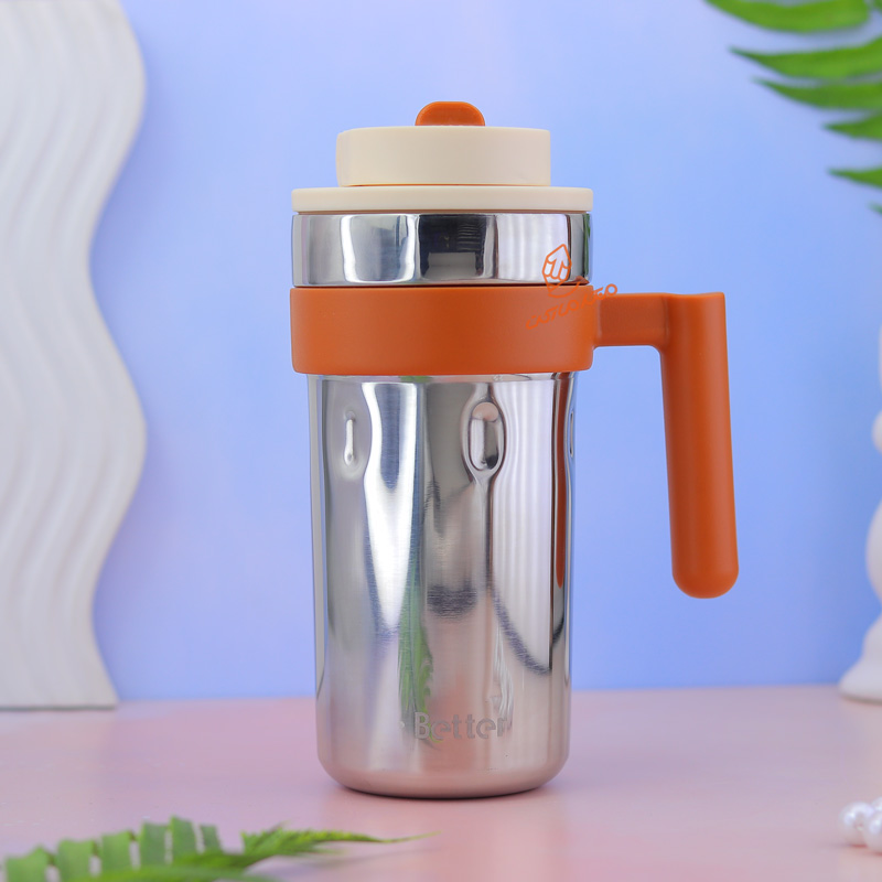 تراول ماگ دسته دار استیل کد 579