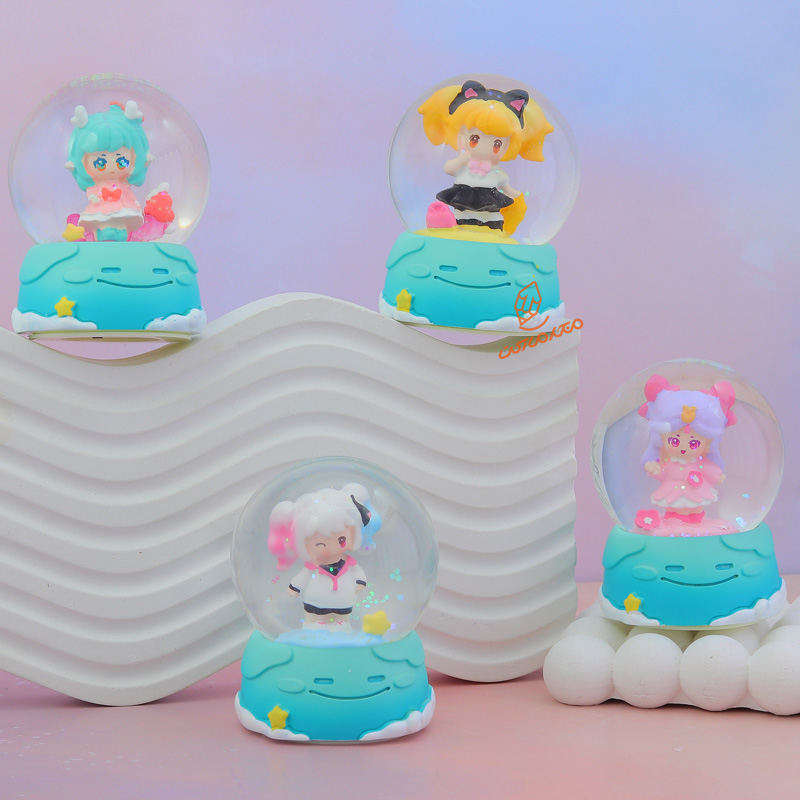 گوی چراغ دار طرح دختر باهوش w036