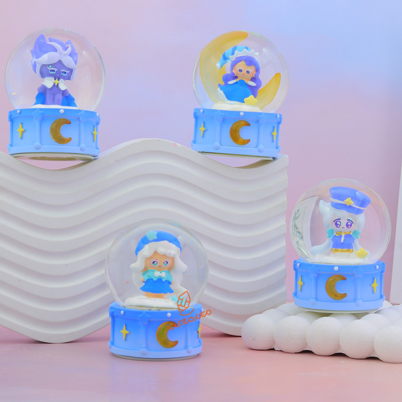 گوی چراغ دار طرح دختر برفی w034