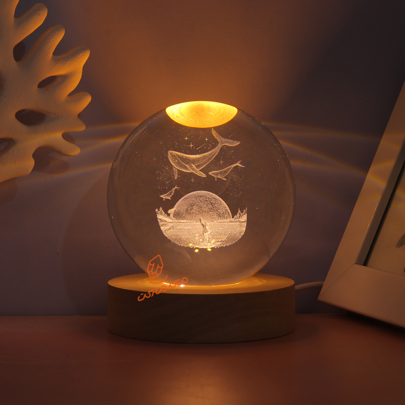 گوی کریستال پایه چوبی بزرگ کد 756 (1).jpg