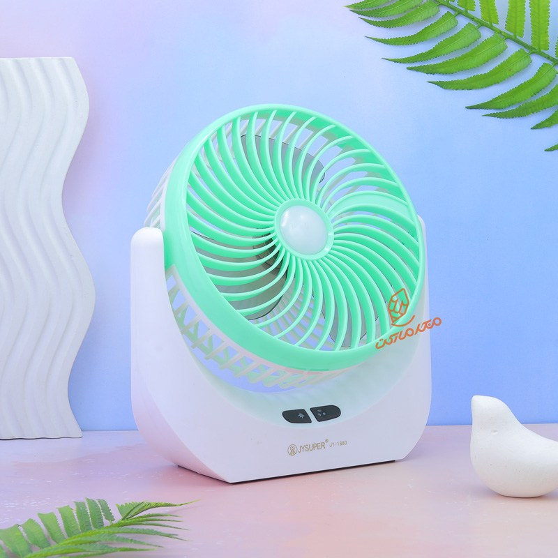 فن (پنکه) پرتابل رومیزی شارژی چراغ دار بزرگ (1).jpg