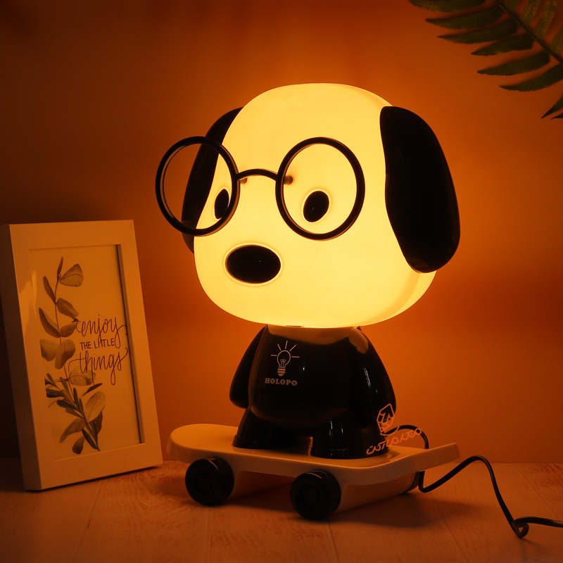 چراغ خواب فانتزی طرح سگ خوشحال HOLOPO (3).jpg