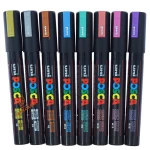 ماژیک 8 رنگ پوسکا مدل متالیک POSCA (6).jpg