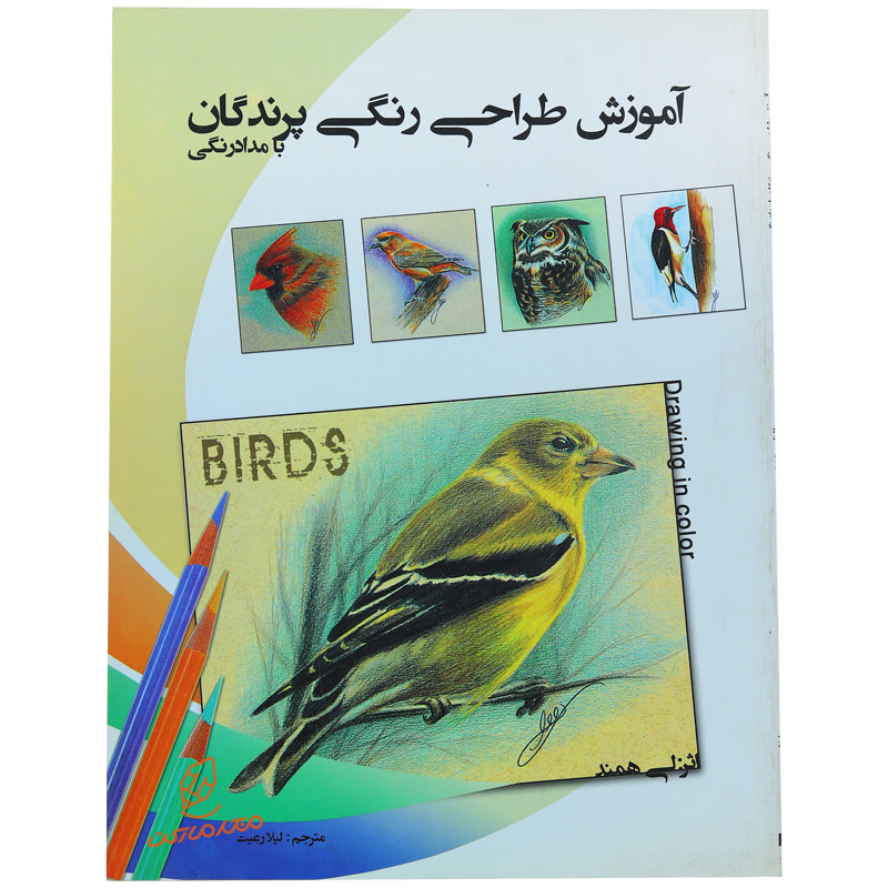 کتاب آموزش طراحی رنگی پرندگان ( مدادرنگی )