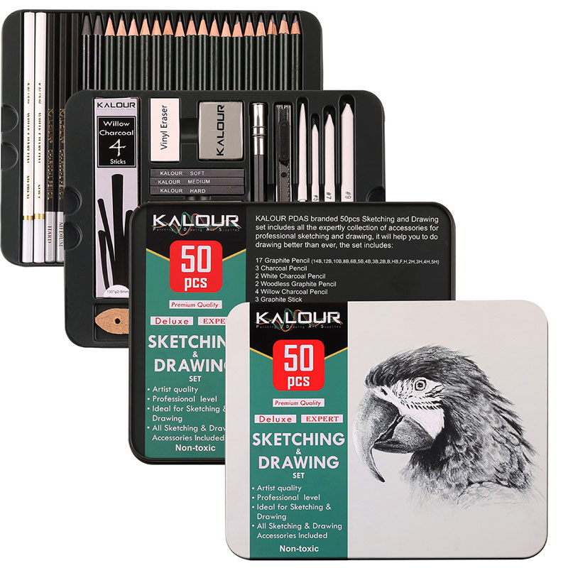 ست طراحی 50 تکه طرح طوطی کالور kalour