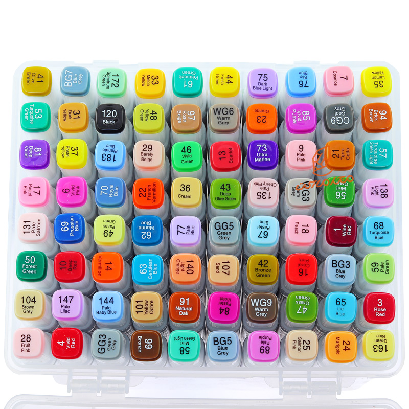 ماژیک راندو 80 رنگ 2 سر بیرو BIRO (4).jpg