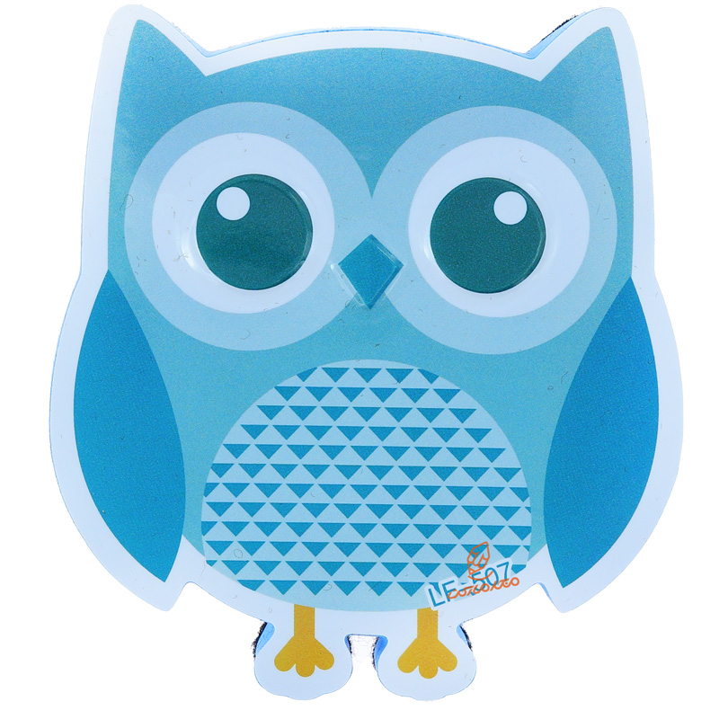 تخته پاک کن وایت برد طرح جغد کد LF-507 آبی.jpg